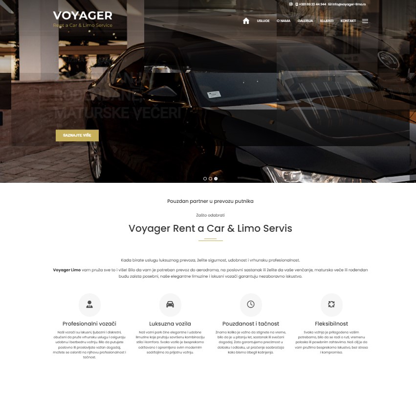 Voyager Rent a Car & Limo Servis